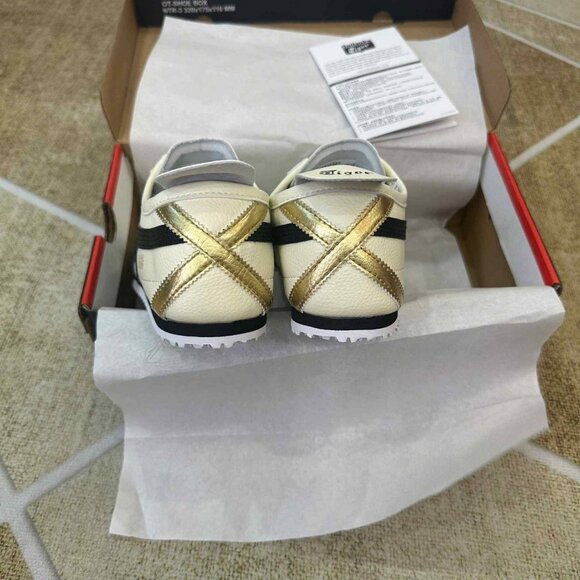 Onitsuka/Tiger Mexico 66 White Black Unisex Sneaker Athletic - Picture 3 of 4